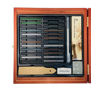 Set Pensil Sketsa Profesional GF New Trends 58 pcs Deluxe, Set Pensil Gambar dan Sketsa dengan Kotak Kayu - Product Image 5