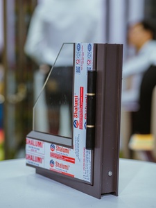 โปรไฟล์อะลูมิเนียมสีน้ำตาลเข้มคุณภาพสูง Shalumi 6000 ซีรีส์ สำหรับงานเชื่อมตัด ใช้กับระบบประตูหน้าต่างสถาปัตยกรรมสมัยใหม่ - Product Image 4