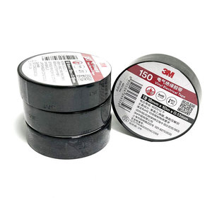 Cinta Aislante Eléctrica de PVC Negra <span class=keywords><strong>3M</strong></span> <span class=keywords><strong>Temflex</strong></span> 150 - Ignífuga, Resistente al Desgaste, Resistente a los Rayos UV 18mm X 10M X 0.13mm - Product Image 2