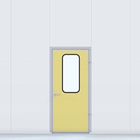 Double porte de salle blanche, porte de salle blanche pour laboratoire d'hôpital de pharmacie