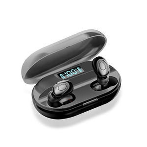 หูฟัง T2 Mini-In-Ear แบบใส่ในหู พร้อมคุณสมบัติกันน้ำสำหรับเล่นกีฬา ใช้งานได้ยาวนาน พร้อมไฟ LED ดิจิตอล - Product Image 1