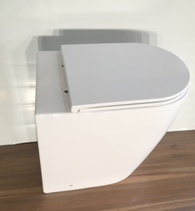 WC à <span class=keywords><strong>réservoir</strong></span> encastré accessible, WC <span class=keywords><strong>d</strong></span>'hôpital, WC pour personnes handicapées et confortable, WC haute, WC ADA, WC siphonique en céramique vitreuse pour handicapés - Product Image 3