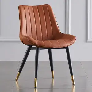Yeni varış mutfak mobilyası Accent sandalyeler Modern deri Nordic yemek sandalyesi oturma odası Modern ev mobilyası su geçirmez