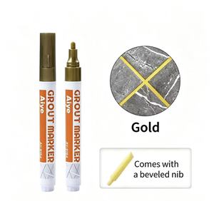 Marqueur professionnel permanent <span class=keywords><strong>pour</strong></span> carrelage, pointe en fibre, noir, imperméable, anti-moisissure, <span class=keywords><strong>pour</strong></span> carrelage de cuisine et salle de bain - Product Image 3