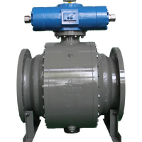 Válvula de bola WCB de alta calidad con bola y vástago de acero inoxidable 304 para servicio industrial general