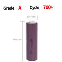 Cellule INR21700 50ME 5000mAh 3.6V de qualité supérieure à longue durée de vie, 800+ cycles, certifiée CE RoHS pour trottinettes électriques