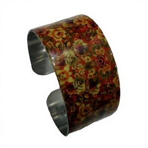 Fabriqué à la main En Métal Manchette Bracelet - Product Image 5