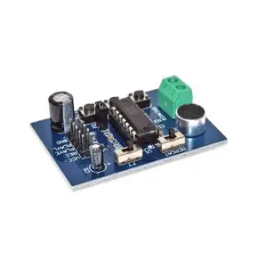 Blue PCB Version ISD1820 Voice Board Module (On-board Microphone) Sound Recording Module