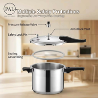 Nouvelle Cocotte-minute en Acier Inoxydable 26CM SUS304 avec Poignée en Bakélite et Soupape de Sécurité pour des Repas Rapides au Quotidien et une Cuisine Domestique Express