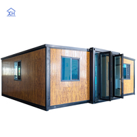 Maison conteneur en acier à panneaux sandwich extensibles de haute qualité, à faible coût, préfabriquée, modulaire, moderne et recyclable