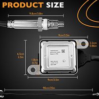 Nouveau capteur d'oxyde d'azote LESEN 12669595, sortie aval, compatible avec Chevy Express Silverado GMC Savana Sierra Diesel