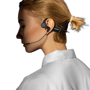 A6 नवीनतम गर्दन बैंड वायरलेस वाल्की टॉकी 0.5w uhf 400 ~ 520mhz 16 चैनल हार डिजाइन दो तरह से रेडियो - Product Image 1