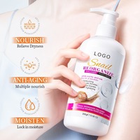 Lotion corporelle de nuit anti-rides et éclaircissante au collagène de bave d'escargot et aux protéines, parfum naturel, 353g, pour femmes, tous types de peau