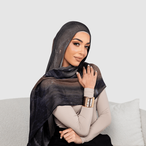 Hiyab Musulmán Modesto con Estampado, Modal, con Logotipo Personalizado, para las 4 Estaciones, Personalizable, Transpirable, Elegante, Islámico, Ligero y Moderno - Product Image 1