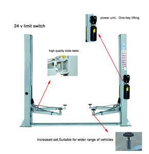 4 Ton Dua Posting Mengangkat Mobil dengan Aman dan Anti Ledakan Silinder Minyak 4000Kg - Product Image 5