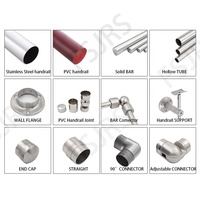 Fabricants vendent en gros des accessoires de balustrade en acier inoxydable 304 316 de haute qualité pour garde-corps en verre