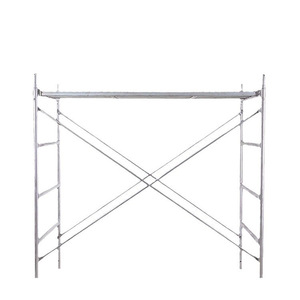 Wholesale Trapezoidal <strong>Scaffolding</strong> Outdoor Galvanized Mobile Scaffold Indoor Renovation Telescopic Scaffold - Product Image 2