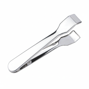 Drinkware Accessories and Ice Serving High Quality <b>Stainless</b> <b>Steel</b> Serving Tong Cheap Metal Food Bar for Home Party - Product Image 1