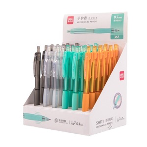Deli Mechanical Pencil 0.5mm Transparent For Students Writing Pen - Product Image 5
