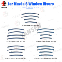Pare-soleil et déflecteur de fenêtre pour Mazda 6 Atenza Sport MK1 MK2 MK3 2003-2025 – Protection contre le soleil et la pluie