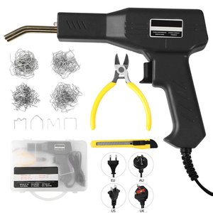 New 50W LED Plastic Weld Gun Portable Plastic <b>Welding</b> Repair <b>Kit</b> Car Bumper Welder Machine 200Pcs Staples - Product Image 1