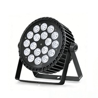 18x18W LED RGBWA UV Par Light CE certifié en aluminium effet de lavage de faisceau de corps DMX512 télécommande pour éclairage de scène de disco de mariage