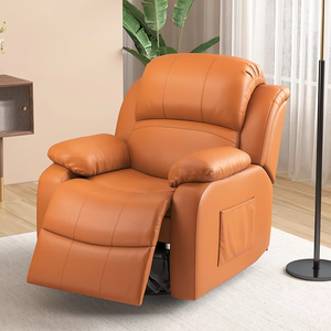 เก้าอี้ห้องนั่งเล่นหุ้มเบาะแบบหรูหรามีสไตล์พร้อมฟังก์ชันปรับเอนได้สำหรับช่วงเวลาพักผ่อน - Product Image 6