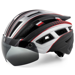 <span class=keywords><strong>Casco</strong></span> Certificado de Venta Caliente en Amazon <span class=keywords><strong>con</strong></span> Visera Desmontable <span class=keywords><strong>para</strong></span> <span class=keywords><strong>Bicicleta</strong></span>, <span class=keywords><strong>Casco</strong></span> de Ciclismo <span class=keywords><strong>con</strong></span> <span class=keywords><strong>Lentes</strong></span> Magnéticas - Product Image 1