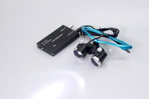 Loupes dentaires colorées 2,5X/3,5X avec lampe frontale LED rechargeable / Loupe médicale binoculaire avec <span class=keywords><strong>zoom</strong></span> - Product Image 6