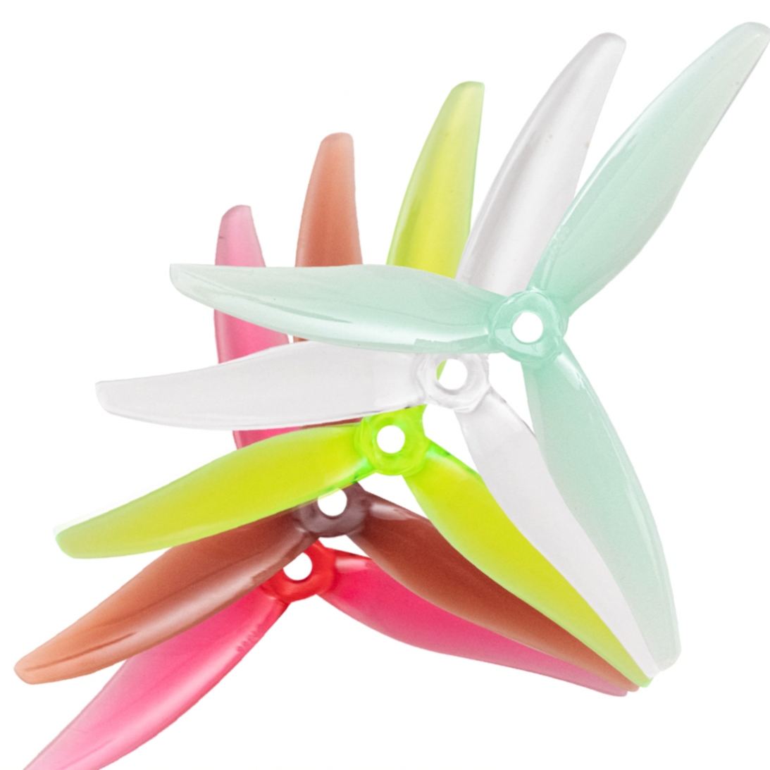 Gemfan Hurricane 51366 MCK ReV3 5 Inch Racing Drone Parts 2CW+2CCW Traverser Propeller RC Parts & Accs 3-blade Propeller