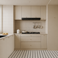 Évier de cuisine modulaire américain, porte en bois massif antique, appareils électroménagers encastrés, couleur personnalisable, écologique, moderne