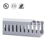Sistema de conducto de cable de PVC sólido Canalización de cable de color plástico y accesorios de cableado Varios tamaños disponibles