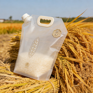 Bolsas de Plástico para Envasado de Arroz de Grado Alimenticio, Bolsas de Polietileno Impresas Personalizadas Resistentes a la Humedad para Arroz de 5 kg y 10 kg - Product Image 6