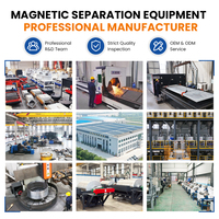 200-500mm Hubhöhe Vollautomatischer Magnetischer Überband-Separator mit Metallabfallentfernung für Hafen-Rohstoffförderer