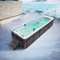 Piscine de natation en fibre de verre acrylique, vente en gros, piscine enterrée
