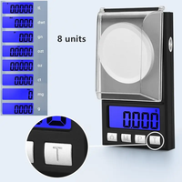 0.001g High Precision Measuring Range Electronic Digital Jewelry Scale Portable Customizable
