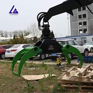 Grappin à bois léger, installation facile, réduit la charge pour <span class=keywords><strong>mini</strong></span>-excavatrice, grappin rotatif, moteur durable, conception personnalisée - Product Image 2