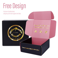 Boîtes d'expédition en carton ondulé personnalisées de luxe avec logo imprimé, boîtes d'emballage pour colis, boîtes d'expédition pour vêtements