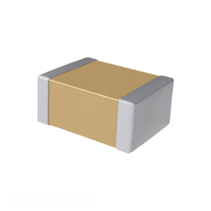 ตัวเก็บประจุเซรามิก0.1 uF 250V ฝาครอบของแท้ตัวเก็บประจุ1210 X7R SH32B104K251CT MLCC แบบยึดพื้นผิว1210 (3225เมตริก) - Product Image 1