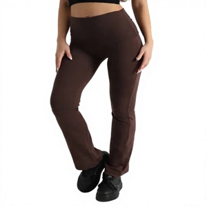 Everglow High Waist Seamless Full Length Solid Gray Yoga <b>Leggings</b> <b>Women</b> Spandex/Polyester Elastic Waist Fitness Pants Waterproof - Product Image 1