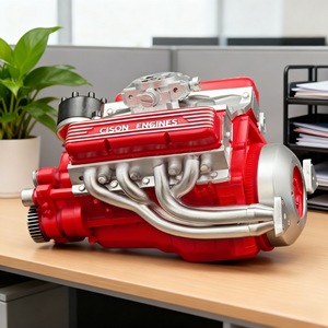 Cison <b>Engines</b> V8 <b>Engine</b> <b>Model</b> Resin Craft Desk Ornament Industrial Design Office Desktop Decoration - Product Image 1