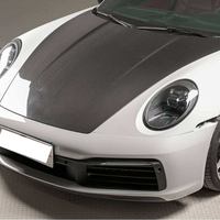 Remplacement du capot avant pour Porsche 911 992.1 992.2, style OE, capot en fibre de carbone sèche pour 911 992 2019-UP, capot moteur avant