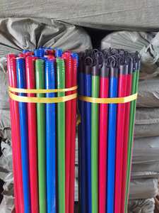 Prix <span class=keywords><strong>de</strong></span> gros Bâton <span class=keywords><strong>de</strong></span> manche <span class=keywords><strong>de</strong></span> balai en bois avec revêtement en <span class=keywords><strong>PVC</strong></span> Machine <span class=keywords><strong>de</strong></span> fabrication <span class=keywords><strong>de</strong></span> balai durable pour accessoires d'outils <span class=keywords><strong>de</strong></span> nettoyage ménagers - Product Image 2