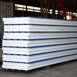 GUANGQIA Factory Eps Panel sándwich de techo Aislamiento térmico impermeable Recubierto Mejor precio Hoja de acero con bordes para casa - Product Image 6