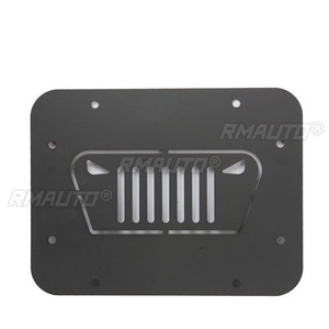 Pour Jeep JK Wrangler 2007-2017, panneau décoratif de plaque d'immatriculation de hayon, kit carrosserie, accessoires de voiture - Product Image 4