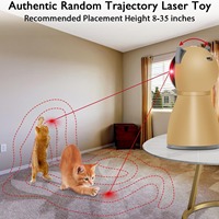 Jouet laser pour chat interactif électrique à mouvement automatique rotatif Jouets et accessoires pour animaux de compagnie