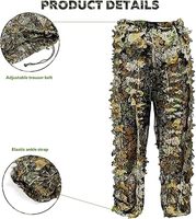 Vente directe d'usine, combinaison de camouflage Ghillie, combinaison à feuilles 3D, vêtements de chasse, forêt, pour l'entraînement, équipement de défense personnelle