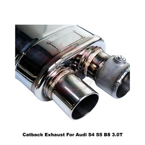 ท่อไอเสียสแตนเลส Vortex Performance สำหรับ Audi S4 S5 B8 3.0T ปี 2008-2017 พร้อมวาล์วสุญญากาศ อะไหล่แต่งท่อเก็บเสียง - Product Image 4