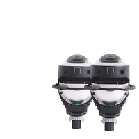 Sanvi AI60 3.0 pouces, lentille de projecteur bi-LED, ACURA, adaptation universelle, 70W, 12V, contrôle par application mobile, changement de couleur, phares 4000 lumens