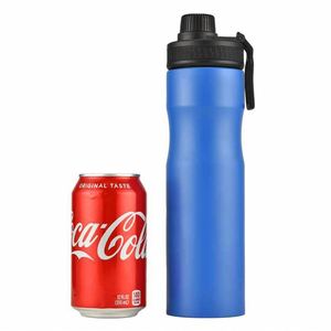 800ml Sports Water <b>Bottle</b> - Stainless Steel Single-layer Water <b>Bottle</b> - Portable for Sports and Cycling - Product Image 5